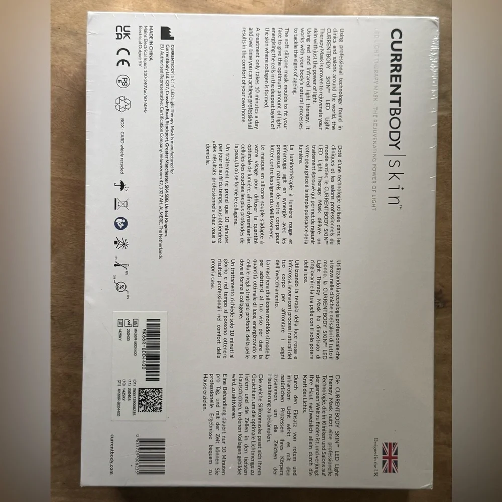 *NIB**CURRENTBODY LED Red Light Therapy Face Mask - Series 1 - Picture 3 of 15